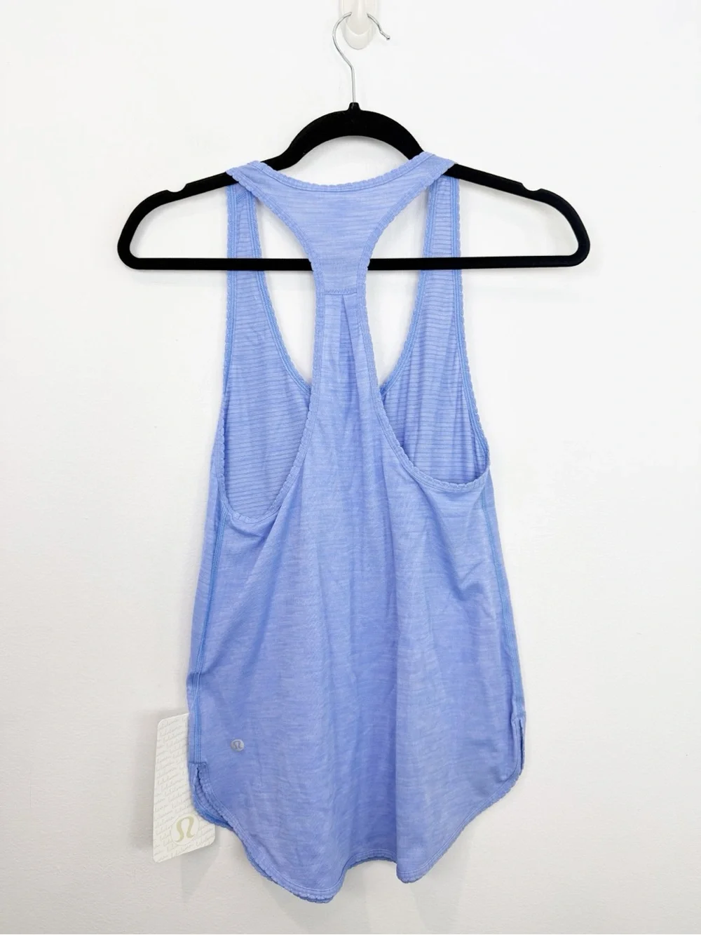 Lululemon 105 F Singlet Heathered Hydrangea Blue Tank Top Size 2 NWT